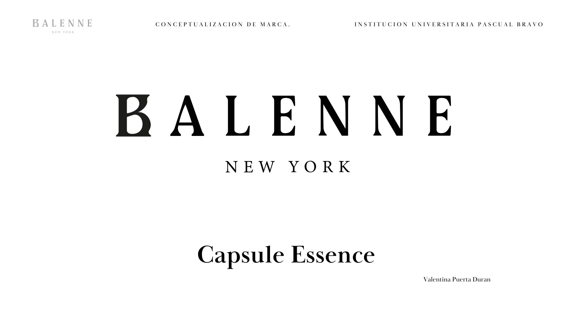 BALENNE Capsule Essence