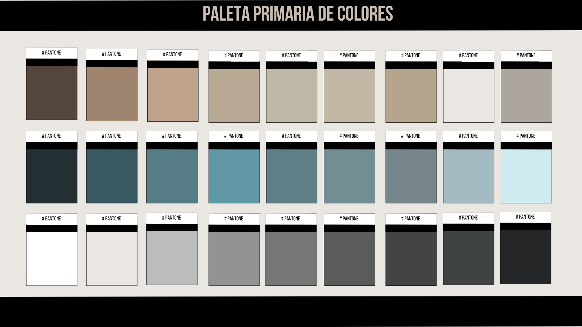 Paleta de colores de Zagutti